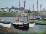 many boats that are docked in the water