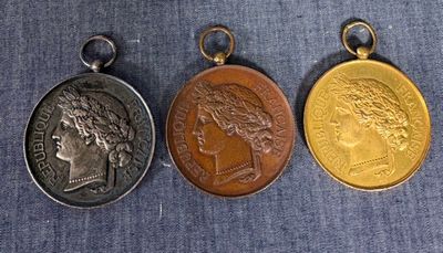 Société Nationale de Tir des communes de France, lot de troi…