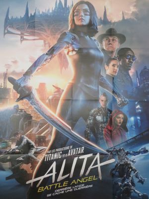 une affiche du film « Alita : Angel of Battle »