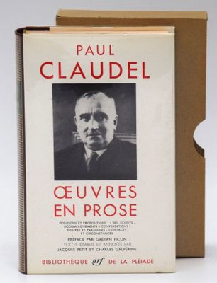 paul claude - ceuvres en prosee - first french edition