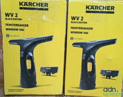 paire d'aspirateurs pour vitres Karcher WV 2 Black Edition