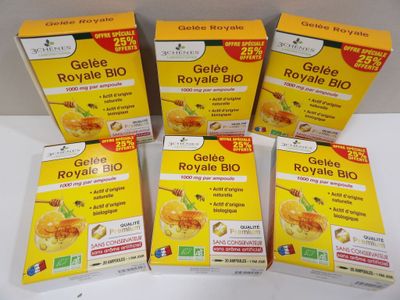 COMPLÉMENT ALIMENTAIRE : Les 3 Chênes - Lot de x6 Gelées Royale : Ampo - Photo 1