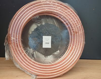 Couronne de tuyau cuivre recuit , diamètre 18 , longueur 35m…