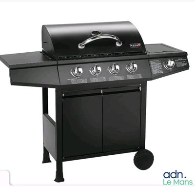 a close up of a bbq grill on a white background