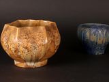 three small bowls sitting next to each other on a table