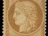 a stamp with an image of a woman wearing a headdress