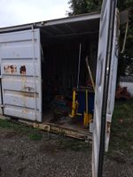 T45: Container maritime à 2 éléments blanc avec mobilier de … (photo 3)