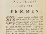 un vieux livre avec l'image d'une femme