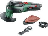 a corded rotary sander with tools on a white background