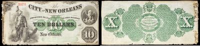 deux images différentes d'un billet d'un dollar vert et blanc