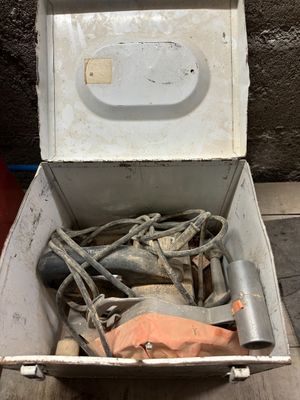 a white box with a bunch of wires inside of it