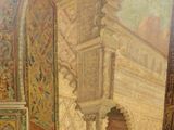 a picture of a painting on the wall of a building
