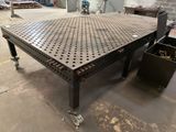 a table that has a lot of holes on it
