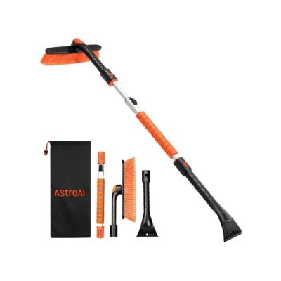 a black and decker cleaning kit with a brush, comb, and cleaning cloth