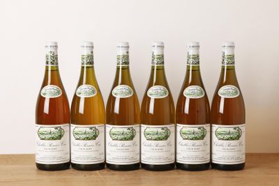 six bouteilles de vin posées sur une table en bois