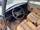 a car that has a steering wheel and a dash board