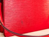 louis vuitton red epi leather cross body bag