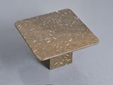pair of traver stone tables in the manner of person, italy, 1970s