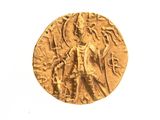 an image of a gold coin with an image of a man on it