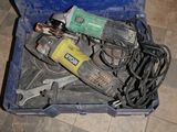 a blue case with tools in it on the floor