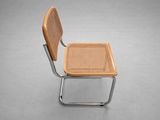 an image of a chair with a wooden seat and back rest