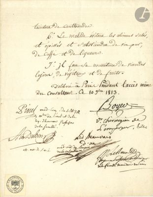 a close up of a document with handwriting on it