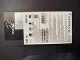 the back of a black box with a white label on it