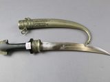 pair of silver and bronze - plated knifes from the 19th century