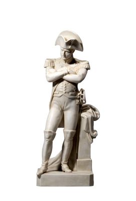 statue of a man with a helmet on his head and arms crossed