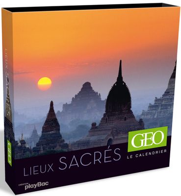 PLAY BAC - Calendrier de bureau GEO - Lieux Sacrés - Photogr…