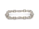 un bracelet en diamants art déco