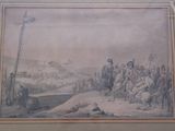 a picture of a painting on the wall of a building