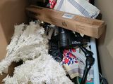 a box with a bunch of items inside of it