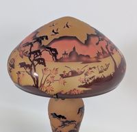 LA ROCHERE, XXe, lampe type "champignon" en verre multicouch… (photo 2)
