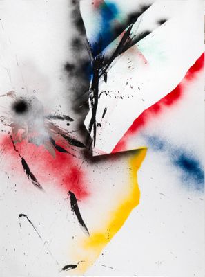an image of a piece of art that is on a table