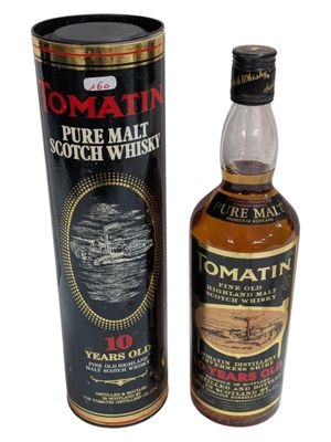 tomatin 10 year old scotch whisky