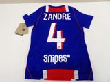 a soccer jersey with the number 4 on it