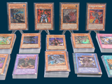 a lot of cards that are sitting on a table