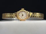 une image d'une montre-bracelet de femme sur une surface blanche
