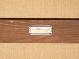 a box with a label on it sitting on a table