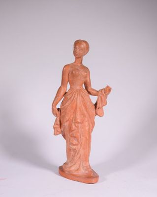 Raymond TSCHUDIN (1916-1998) "Femme au drapé"
