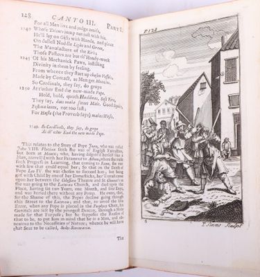 BUTLER (Samuel) Hudibras in three parts.