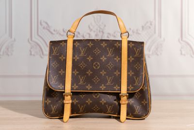 LOUIS VUITTON - Sac à dos "Marelle" en toile Monogram et cui…