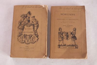 CHASSANT (Alphonse, paléographe) - Lot de 2 livres in-12 bro…