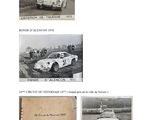 an old photo of a group of photos of a race car