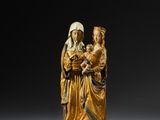 an image of a statue of a woman holding a child