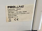 a label on the side of a refrigerator that says proline
