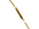 an image of a gold bracelet with a bar on a chain