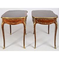PAIRE DE PETITS BUREAUX NAPOLEON III DANS LE GOUT LOUIS XV d… (photo 3)