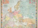 an old map of europe with all the countries on it